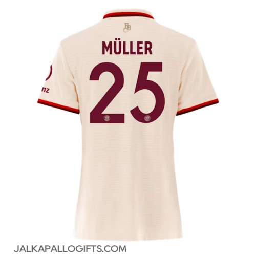 Bayern Munich Thomas Muller #25 Kolmaspaita Naiset 2024-25 Lyhythihainen